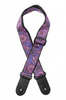 Stagg SWO-PSLY 1 PNK - nylonowy pasek gitarowy paisley, różowy