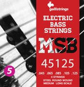 Galli MSB45125 Medium - struny do 5-strunowego basu .045-.125