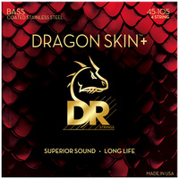 STRUNY POWLEKANE DO GIT. BAS. (4) - DR DBS 45-105 DRAGON SKIN+ BASS