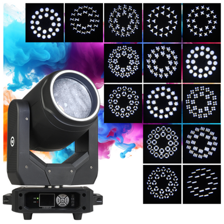 LIGHT4ME FOCUS 200W BEAM RING LED głowica ruchoma