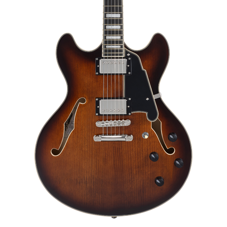 D'Angelico Premier DC Brown Burst - gitara elektryczna
