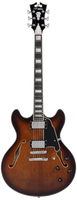 D'Angelico Premier DC Brown Burst - gitara elektryczna