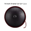 Tongue drum Hluru TAH9-14-InkBlack  9 ton 14"