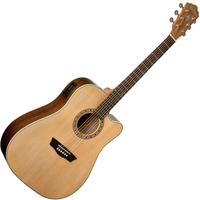 WASHBURN WD-7 SCE (N) – elektroakustyczna gitara cutaway z elektroniką