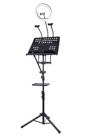Guitto GMS-01 - statyw do transmisji z lampą pierścieniową