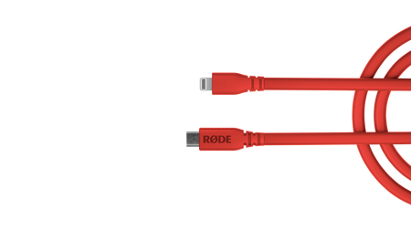 RODE SC19 - Kabel USB-C - Lightning 1.5m czerwony