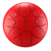 Round tongue drum 12" 8 ton Hluru TY8-12-Red