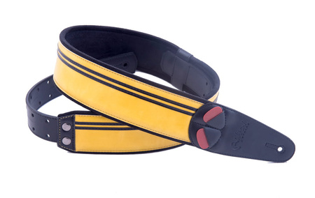 RightOn Straps Mojo Race Yellow- Pasek do Gitary