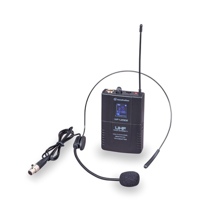 Soundsation WF-U2302PP - podwójny system UHF 630-660 MHz z dwoma mikrofonami nagłownymi i nadajnikami bodypack