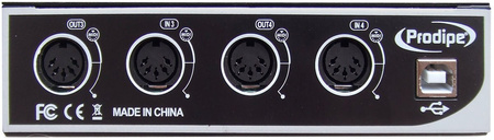 Prodipe Midi 4i4o - interfejs MIDI-USB