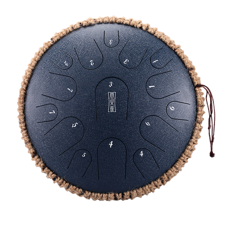 Tongue drum 15 ton 14" premium Hluru TB15-14-NavyBlue