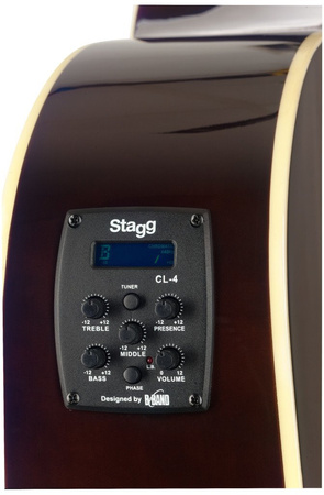 Stagg SA35 DSCE-VS  - gitara elektroakustyczna