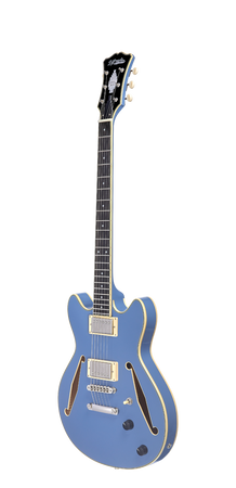 D'Angelico Excel Mini DC Tour Slate Blue - gitara elektryczna