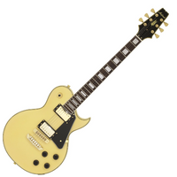 ARIA PE-350 CST 6-strunowa gitara elektryczna Curved Top, Okoume szyk (AGWH)