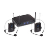 Soundsation WF-U216PP-A1 - podwójny system bezprzewodowy UHF 520-550 MHz, 2 mikrofony nagłowne