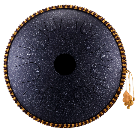 Tongue drum Hluru TA14-14-GalaxyBlack 14 ton 14"