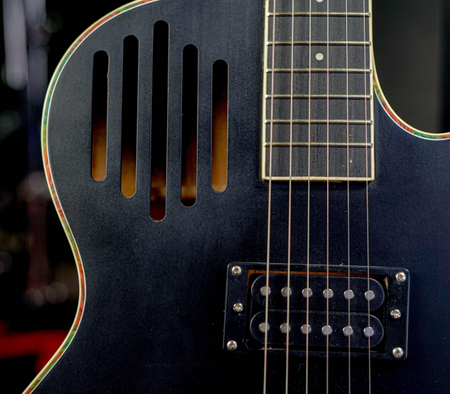 Gitara elektryczna hybrydowa 2 w 1 Kazuki AKZ-SA-40-BK