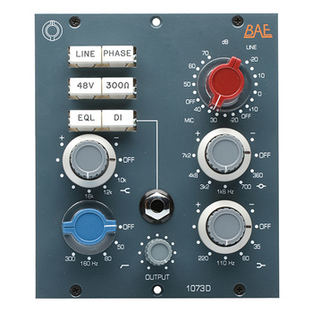 BAE 1073D – Preamp w formacie 500