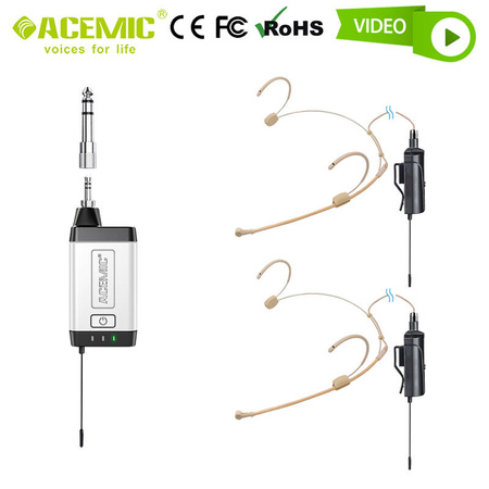 Bezprzewodowy system mikrofonowy Acemic Q2/H1