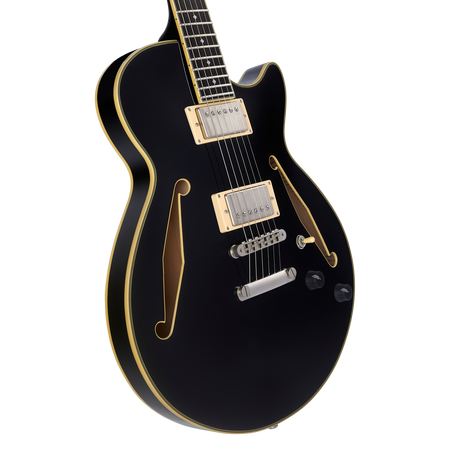 D'Angelico Excel SS Tour Solid Black - gitara elektryczna