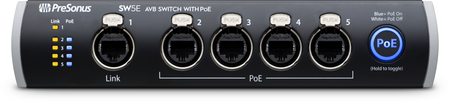 PreSonus SW5E - 5-portowy switch AVB z PoE