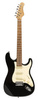 Stagg SES-55 BLK - czarna gitara elektryczna SSS, przetworniki Alnico