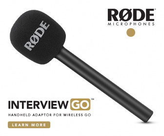 RODE Interview GO – Uchwyt z pop filtrem