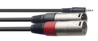 Stagg SYC3/MPSB2XM - kabel audio, 3 m, czarny