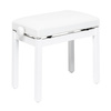 Stagg PB36 WHM SWH - regulowana ława do pianina, biała, winyl
