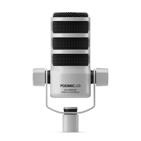 RODE PodMic USB White - Mikrofon Dynamiczny Podcast biały