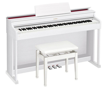 Pianino cyfrowe Casio AP-470 WE + ława