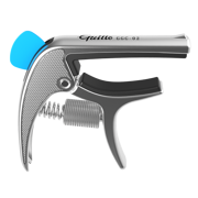 Guitto GGC-02 SL Revolver - kapodaster z regulacją docisku, srebrny