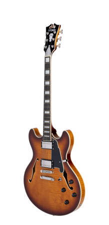 D'Angelico Premier DC Dark Iced Tea Burst - gitara elektryczna