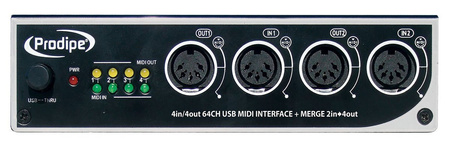 Prodipe Midi 4i4o - interfejs MIDI-USB