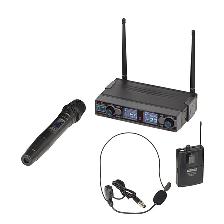 Soundsation WF-D290HP MKII-A2 - cyfrowy system UHF 606-613,5 MHz, mikrofon ręczny i nagłowny