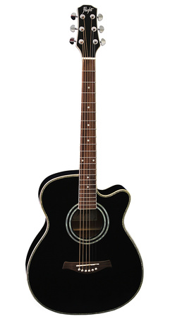 Gitara akustyczna Flight F-230C BK - cutaway, czarna, model F-230C