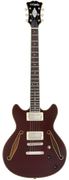 D'Angelico Excel Mini DC Tour Wine gitara elektryczna