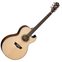 WASHBURN EA20 SNB – elektroakustyczna gitara koncertowa, Natural Satin B finish, elektroizolowany pickup