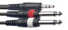 Stagg SYC2/MPSB2P E - kabel Y mini jack - 2 jack, 2 m