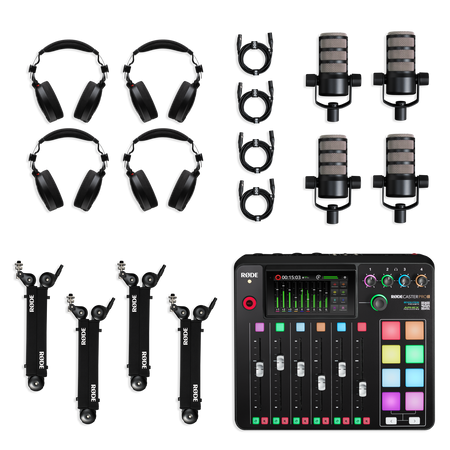 RODE Ultimate Podcaster Bundle Colors - Zestaw z kolorowymi kablami