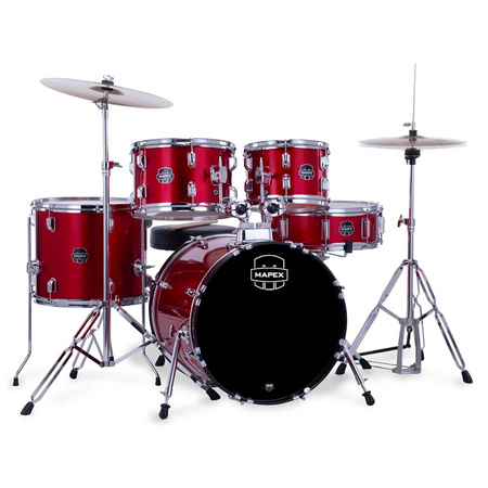 Perkusja akustyczna Mapex CM5295FTC IR - komplet 5-częściowy, czerwony lakier
