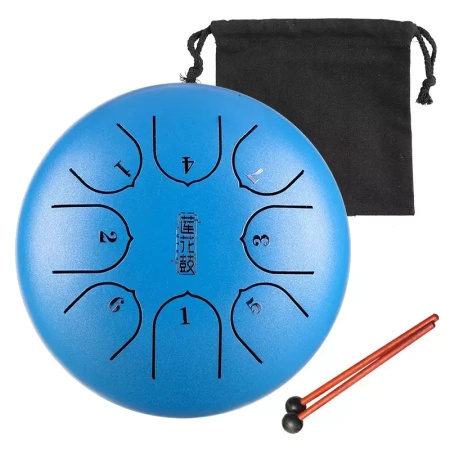 Tongue drum lotus children 6" 8 ton  Hluru-Huashu TC8-6-SkyBlue