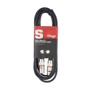 Stagg SMC6 RD - kabel mikrofonowy XLR męski-żeński, 6 m
