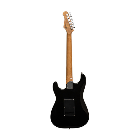 Stagg SES-60 BLK - gitara elektryczna HSS, olcha, palisander, czarna