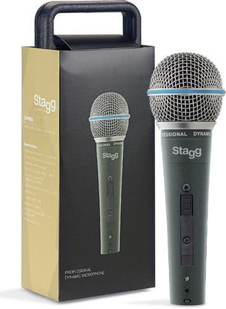Stagg SDM60 - dynamiczny mikrofon kardioidalny z przewodem XLR 5 m