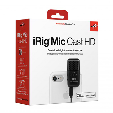 IK iRig Mic Cast HD –  Mikrofon poj. iOS/ Android