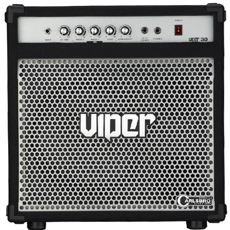 CARLSBRO VIPER 30 - combo basowe 30W, 1x10" głośnik, idealne dla początkujących i do ćwiczeń