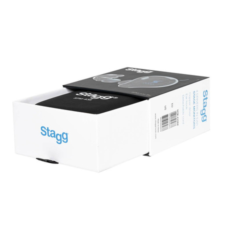 Stagg SPM-435 TR - hybrydowe słuchawki douszne, 4 przetworniki, przezroczyste