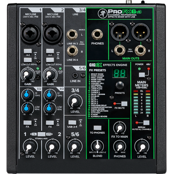 MACKIE PROFX 6 v 3