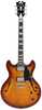 D'Angelico Premier DC Dark Iced Tea Burst - gitara elektryczna